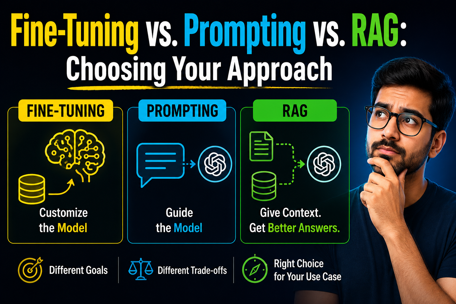 Fine-Tuning vs. Prompting vs. RAG: Choosing Your Approach